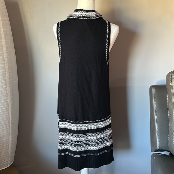 VINCE Women’s Over Sized Long Sweater Vest Open Front Cardigan - Picture 7 of 10